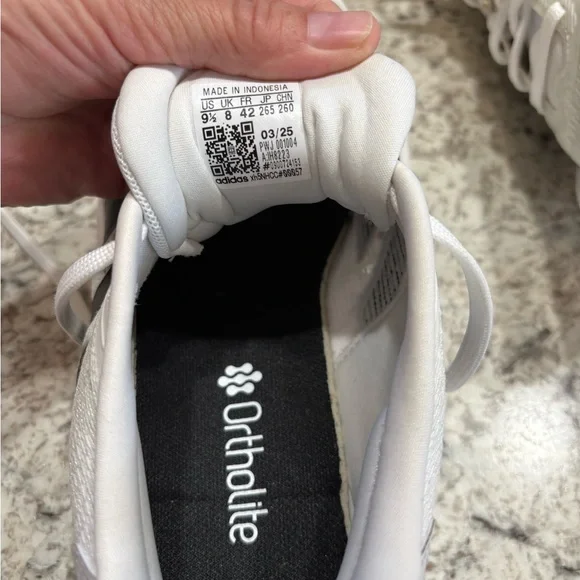 adidas White and Black Athletic Shoes - Picture 5 of 5